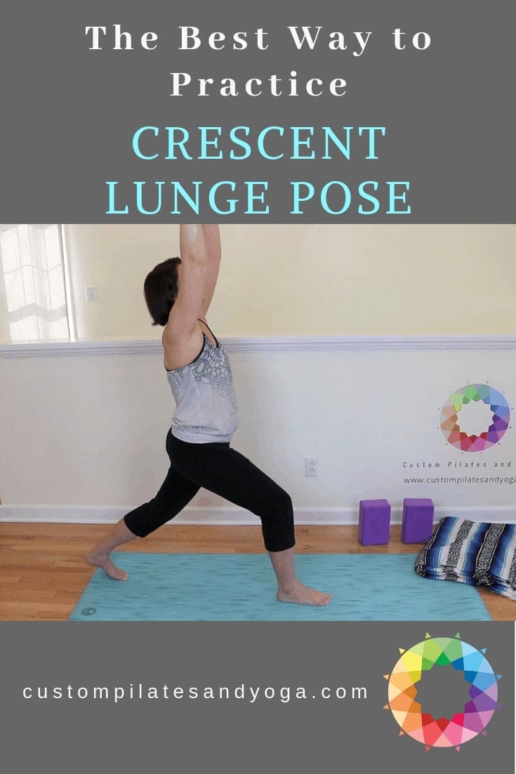 crescent lunge pose