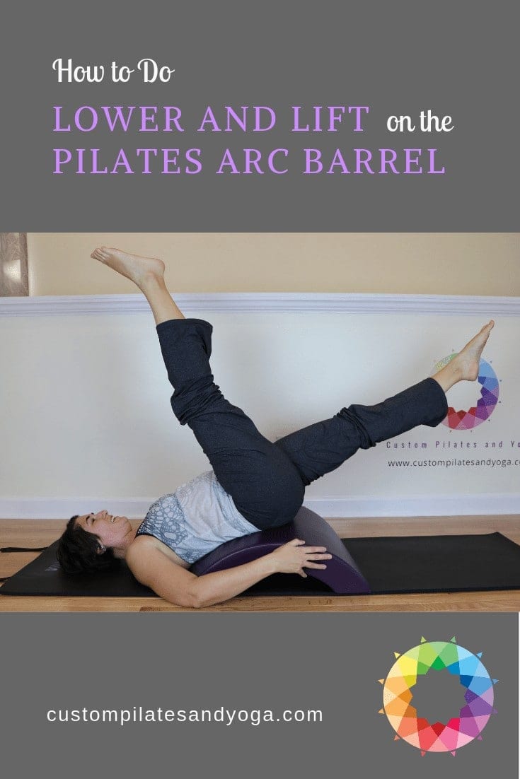 lower and lift on the pilates arc barrel