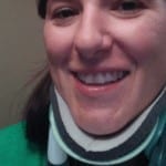 how to comfortably wear a broken neck brace